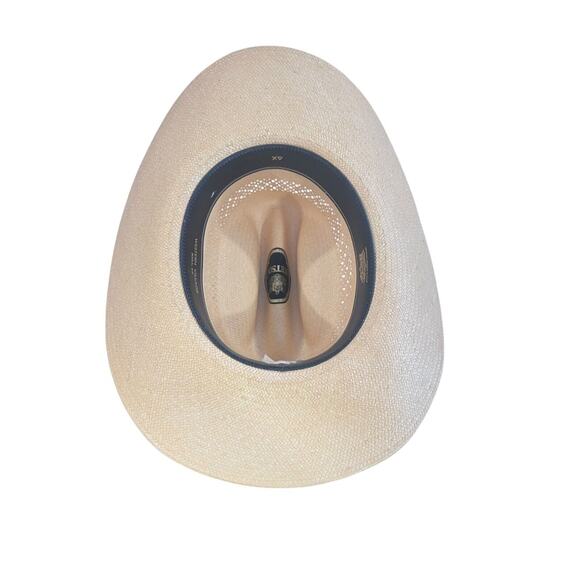 Stetson Rattlesnake Straw Cowboy Rattle Included Hat Size 6 7/8 - 55 6X - Picture 7 of 16